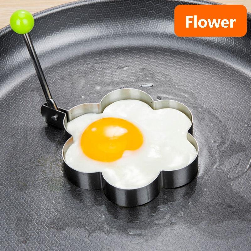 Stainless Steel 5Style Fried Egg Pancake Shaper Omelette Mold Mould Frying Egg Cooking Tools Kitchen Accessories Gadget Rings - YOURISHOP.COM