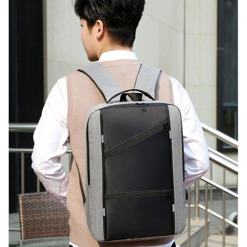 Students Schoolbag Men Waterproof Backpacks Business Computer Laptop Bag 15.6 Inch Ultra-light Weight Anti Theft Travel Backpack - YOURISHOP.COM
