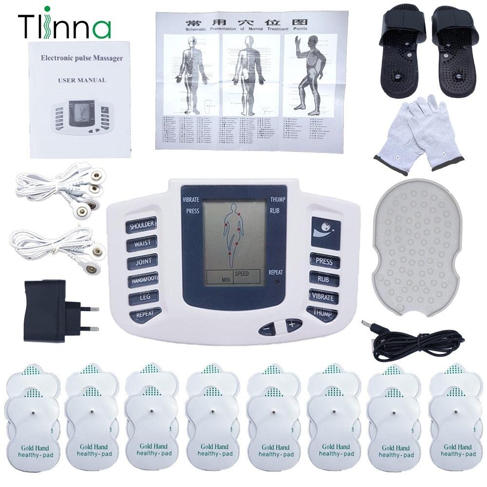 Tlinna New Healthy Care Full Body Tens Acupuncture Electric Therapy Massager Meridian Physiotherapy Massager Apparatus Massager - YOURISHOP.COM