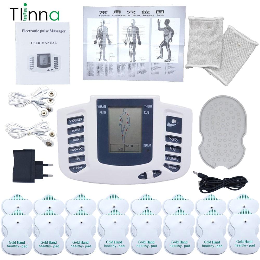 Tlinna New Healthy Care Full Body Tens Acupuncture Electric Therapy Massager Meridian Physiotherapy Massager Apparatus Massager - YOURISHOP.COM