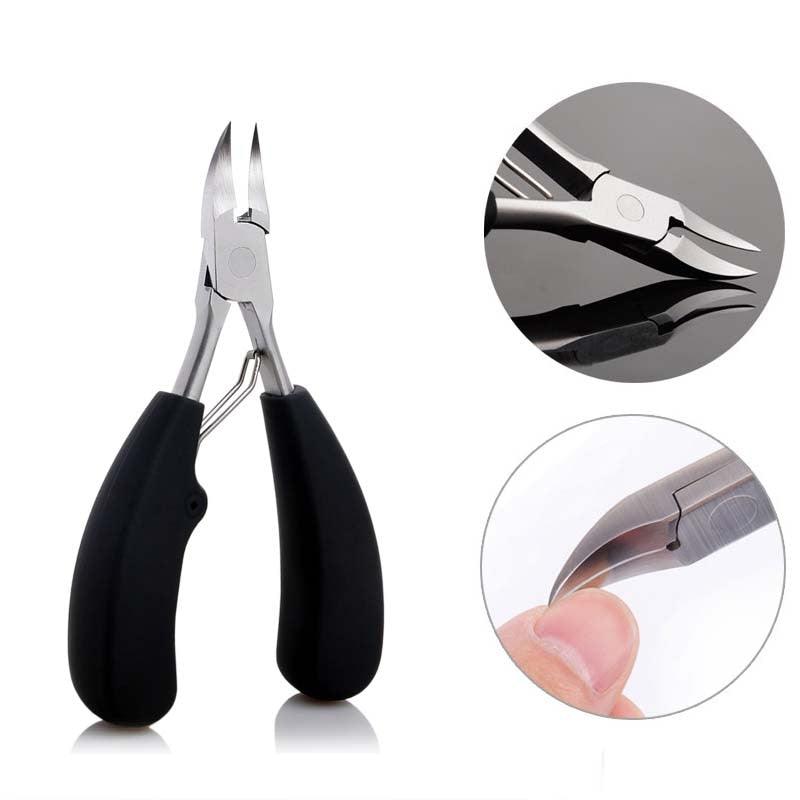Toe Nail Clippers Remove Dead Skin Nail Correction Nippers Ingrown Toenail Cuticle Scissor Edge Cutter Thick Pedicure Care Tool - YOURISHOP.COM