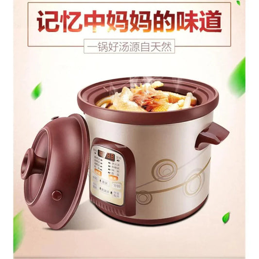 Tonze Electric Cooker DGD40-40SWD, Purple Clay inner pot, 500W, 4L - YOURISHOP.COM