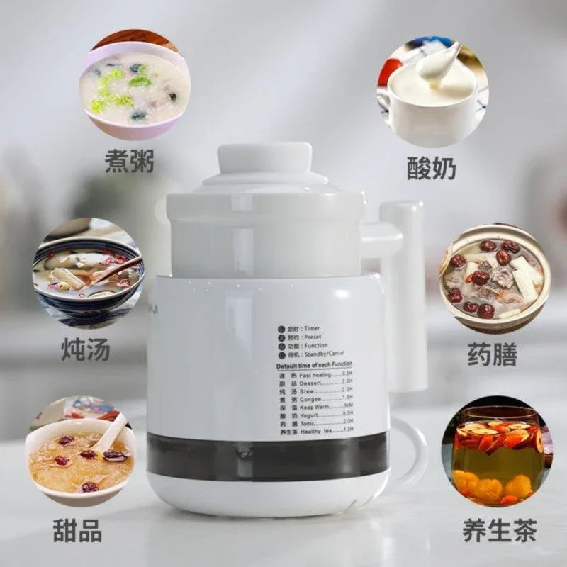 Tonze Mini Ceramic Stewed Health Cup DGD06-06BD Fully Automatic Multi-function Smart Appointment 600ml - YOURISHOP.COM