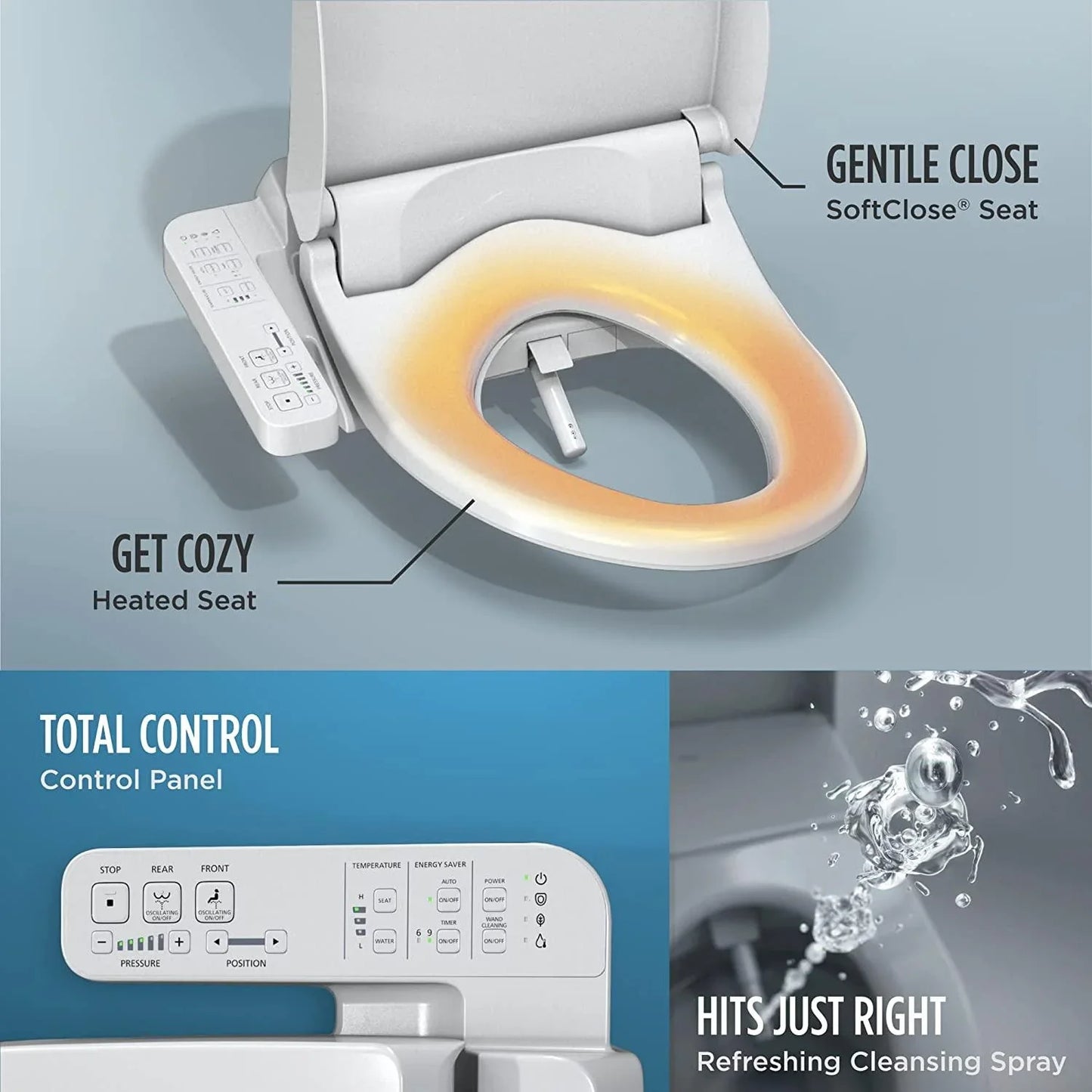 TOTO WASHLET A2,Electronic Toilet Seat with Heated Seat and SoftClose Lid - YOURISHOP.COM