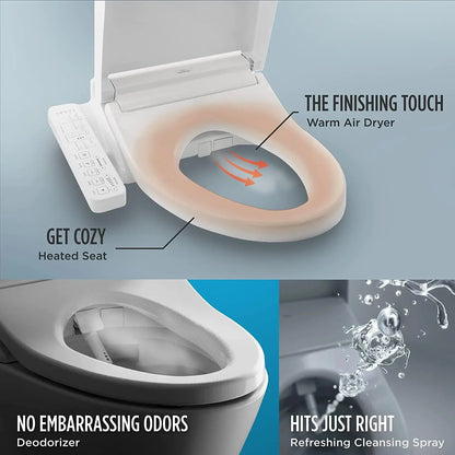 TOTO Washlet C2,Electronic Toilet Seat with PREMIST and EWATER+ Wand Cleaning - YOURISHOP.COM