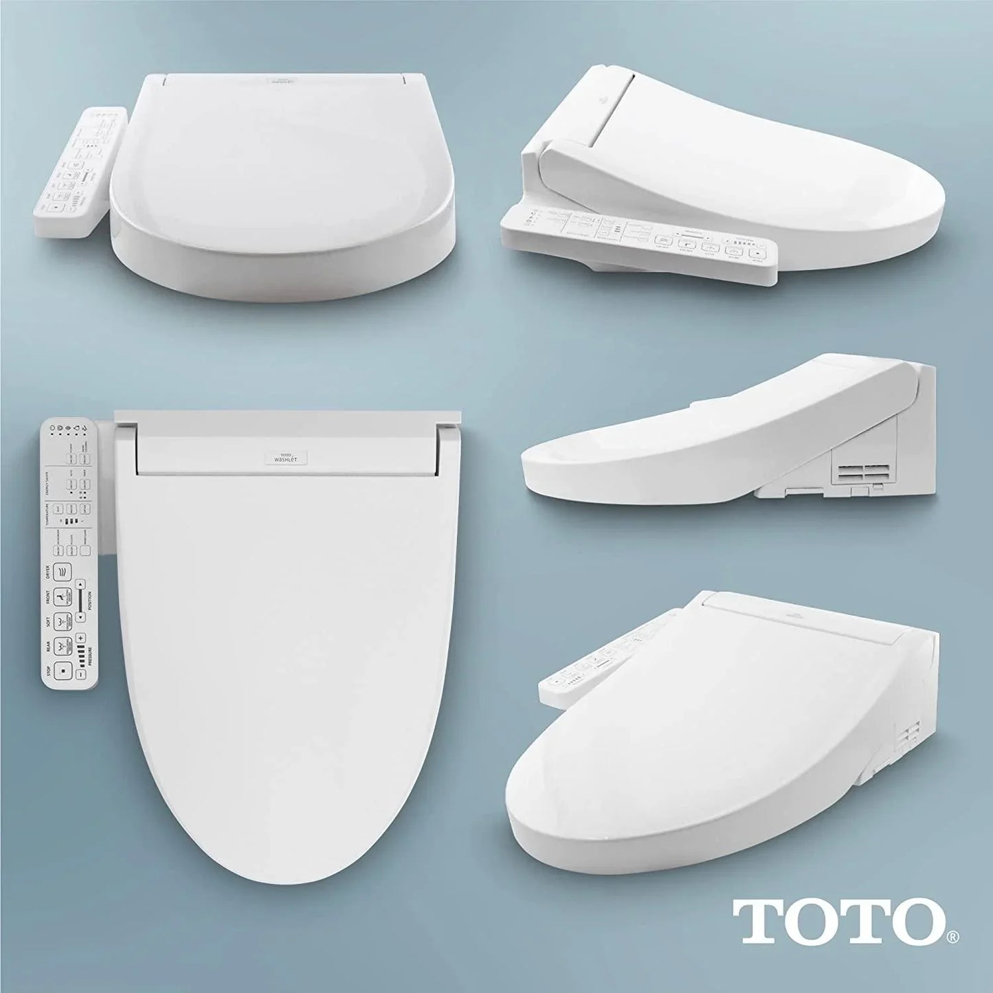 TOTO Washlet C2,Electronic Toilet Seat with PREMIST and EWATER+ Wand Cleaning - YOURISHOP.COM