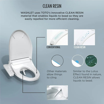 TOTO WASHLET KC2,Electronic Bidet Toilet Seat with Heated Seat and SoftClose Lid - YOURISHOP.COM