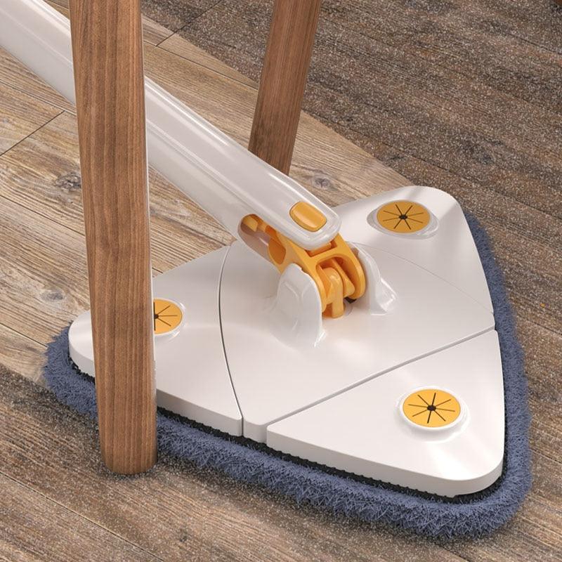 Triangle 360 Cleaning Mop Telescopic Household Ceiling Cleaning Brush Tool Self-draining To Clean Tiles and Walls - YOURISHOP.COM