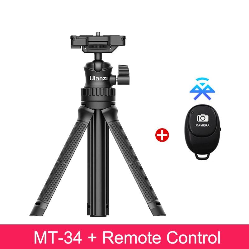 Ulanzi MT-34 Extendable Smartphone Selfie Tripod with Phone Mount 80cm Vlog SLR Mobile Tripod for iPhone 12 Pro Max 11 Sony ZV1 - YOURISHOP.COM
