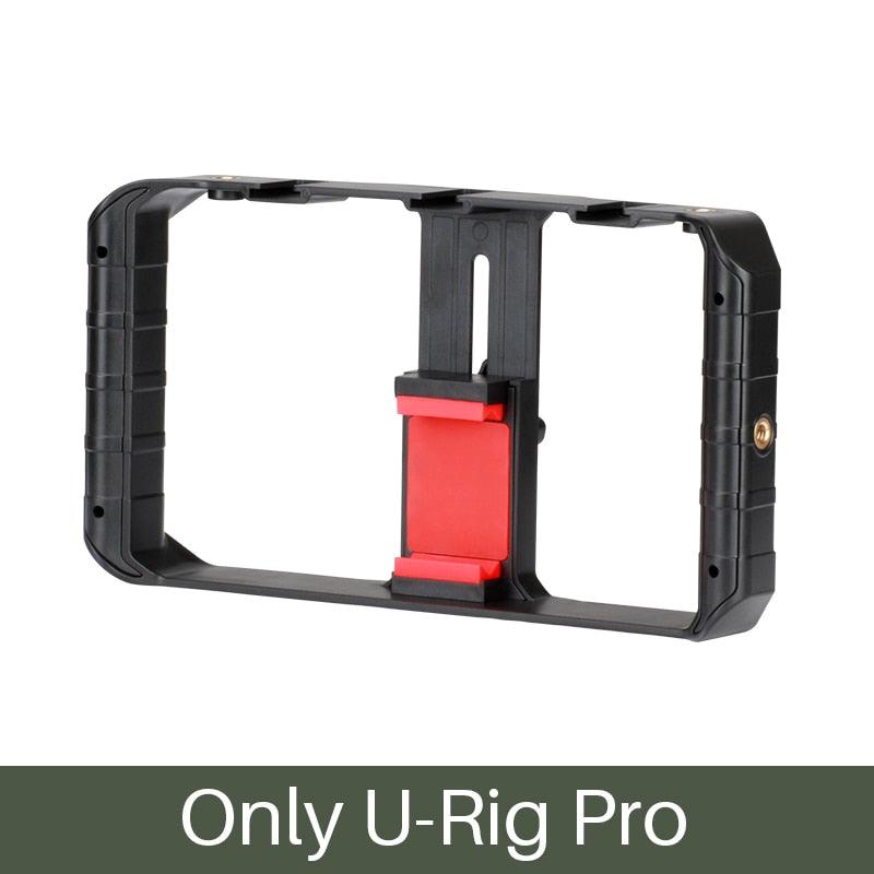 Ulanzi U Rig Pro Smartphone Video Rig Hand Grip Filmmaking Case Phone Video Stabilizer Handheld Tripod Mount for iPhone Android - YOURISHOP.COM