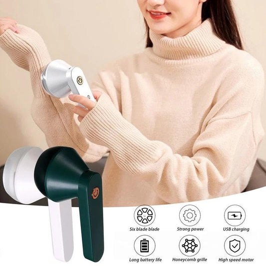 USB Electric Lint Remover Pellet Remover For Clothing Coat Sweater Shaver Hair Ball Trimmer Rechargeable Anti Pilling Razor - YOURISHOP.COM