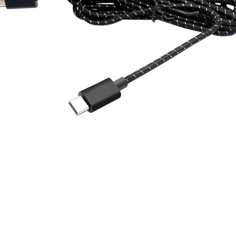 USB Fast Charging Type-C Charging Cable 3M Data Transmission for XBOX One Elite 2 NS Switch Pro Accessories - YOURISHOP.COM