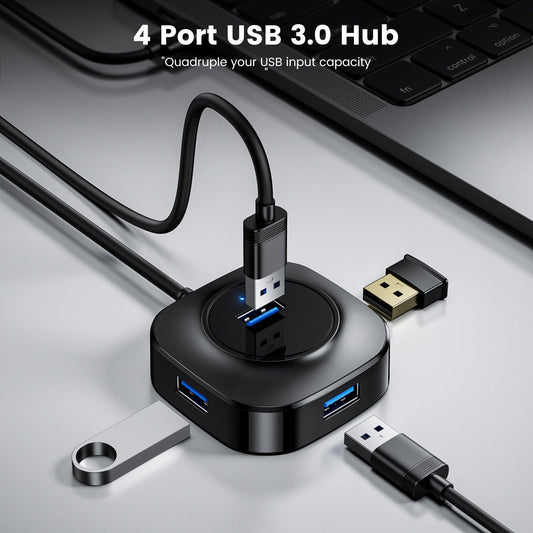 USB Hub USB 3.0 Hub 2.0 Multi USB Splitter Adapter 4 Ports Speed Mini Multiple 3 Hab usb3.0 HUB Port USB-Hub Expander For PC - YOURISHOP.COM
