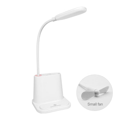 USB Rechargeable LED Desk Lamp Touch Dimming Adjustment Table Lamp for Children Kids Reading Study Bedside Bedroom Living Room - YOURISHOP.COM