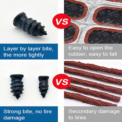 Vacuum Tyre Repair Set Nail Kit for Wheels Car Motorcycle Scooter Rubber Tubeless Tire Repair Tool Glue Free Repair Tire Nail - YOURISHOP.COM