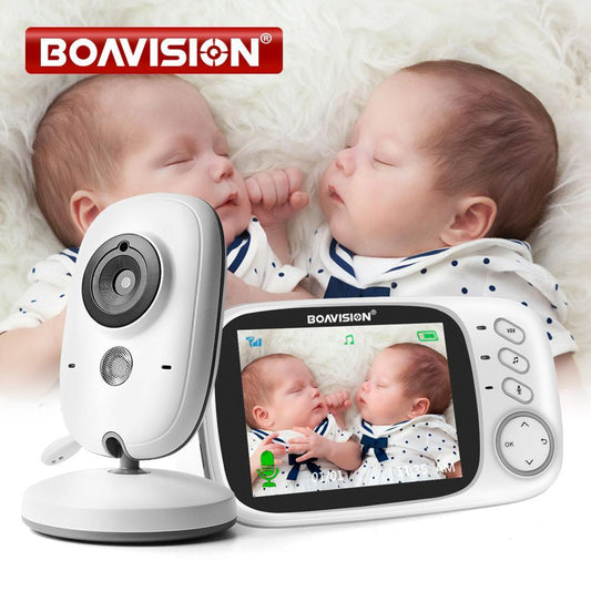 VB603 Video Baby Monitor 2.4G Wireless With 3.2 Inches LCD 2 Way Audio Talk Night Vision Surveillance Security Camera Babysitter - YOURISHOP.COM
