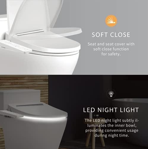 VOVO Bidet VB-3000S, Made in Korea, LED Nightlight, Heated Seat,Warm Dry and Water - YOURISHOP.COM