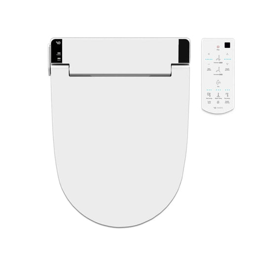 VOVO Electronic Bidet VB-6000S, Made in Korea, LED Nightlight Full Stainless Nozzle, Heated Seat, Warm Dry and Water - YOURISHOP.COM