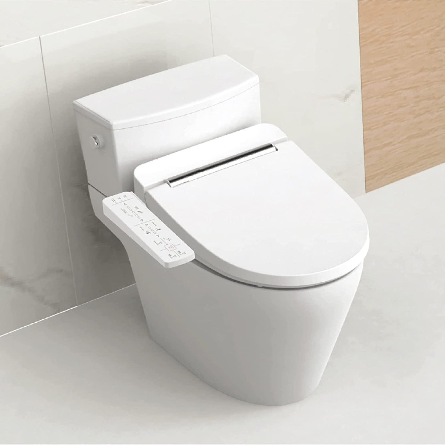 VOVO VB-3000S Electronic Bidet, Made in Korea, LED Nightlight,Full Stainless Nozzle,Heated Seat,Warm Dry and Water - YOURISHOP.COM