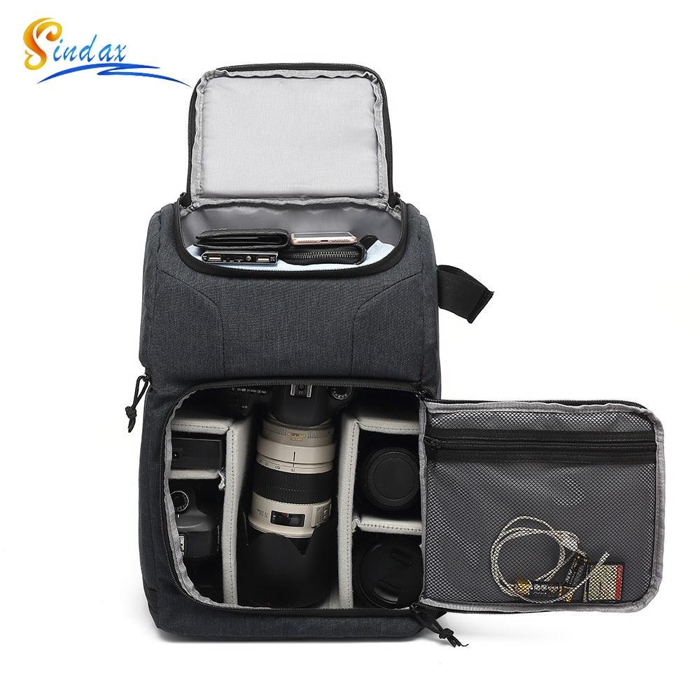 Waterproof Camera Bag Photo Cameras Backpack For Canon Nikon Sony Xiaomi Laptop DSLR Portable Travel Tripod Lens Pouch Video Bag - YOURISHOP.COM