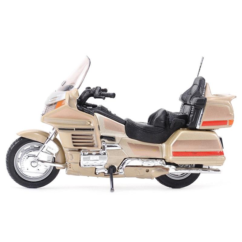 Welly 1:18 Honda Gold Wing Die Cast Vehicles Collectible Hobbies Motorcycle Model Toys - YOURISHOP.COM