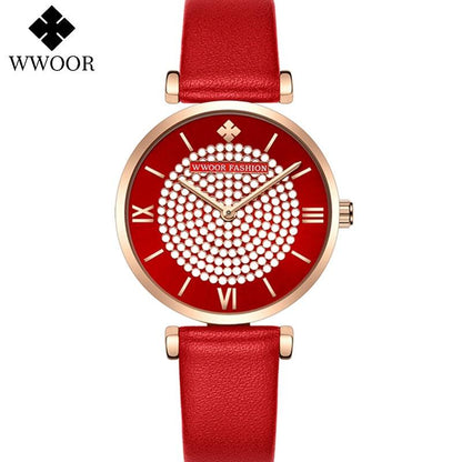 WWOOR Ladies Watch Top Brand Japanese Quartz Watches Square Black Gold Watch Stainless Steel Waterproof Fashion Women Wristwatch - YOURISHOP.COM
