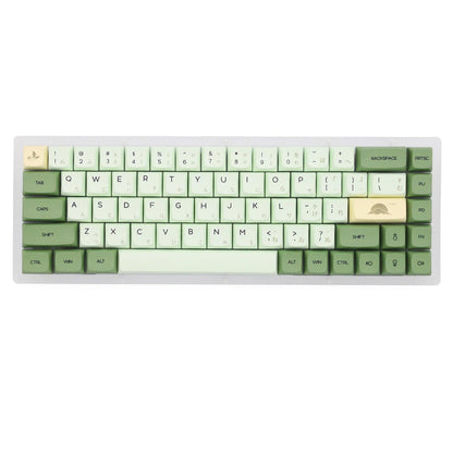 XDA V2 matcha green tea Dye Sub Keycap Set thick PBT for keyboard gh60 poker 87 tkl 104 ansi xd64 bm60 xd68 xd84 xd96 Japanese - YOURISHOP.COM