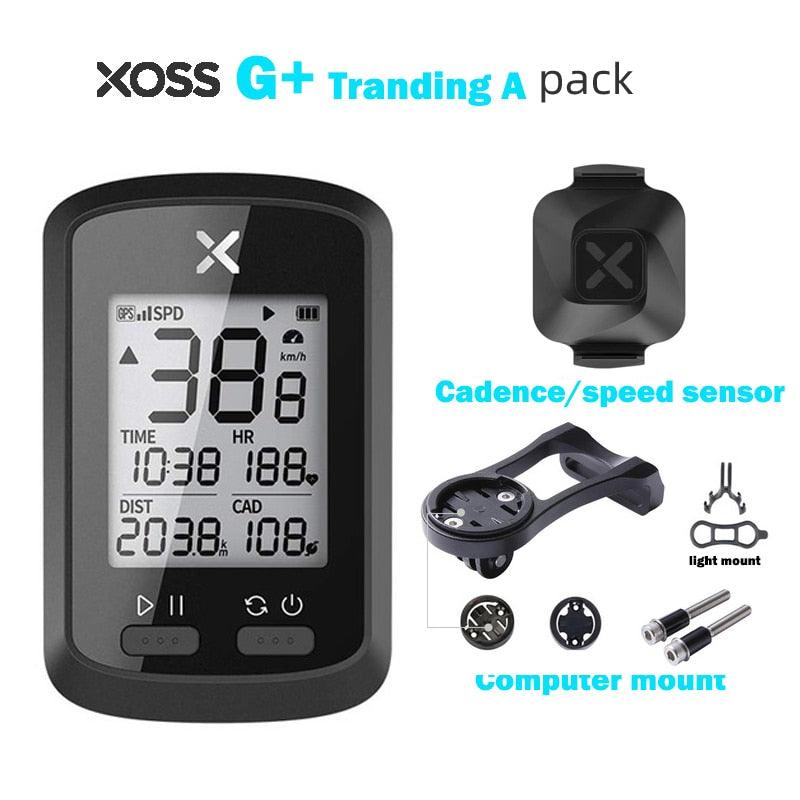 XOSS Bike Computer G+ Wireless GPS Speedometer Waterproof Road Bike MTB Bicycle Bluetooth ANT+ with Cadence Cycling Computers - YOURISHOP.COM