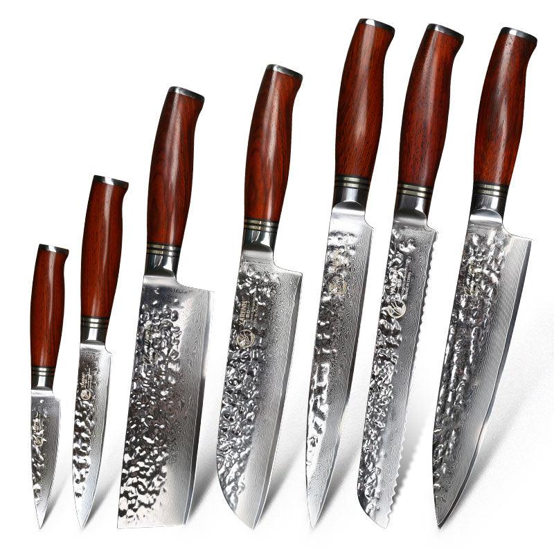 YARENH Professional Chef Knife Set - Japanese Damascus Stainless Steel Knives Sets - Chef&#39;s Gift - YOURISHOP.COM