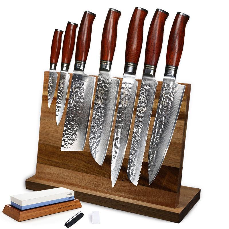 YARENH Professional Chef Knife Set - Japanese Damascus Stainless Steel Knives Sets - Chef&#39;s Gift - YOURISHOP.COM
