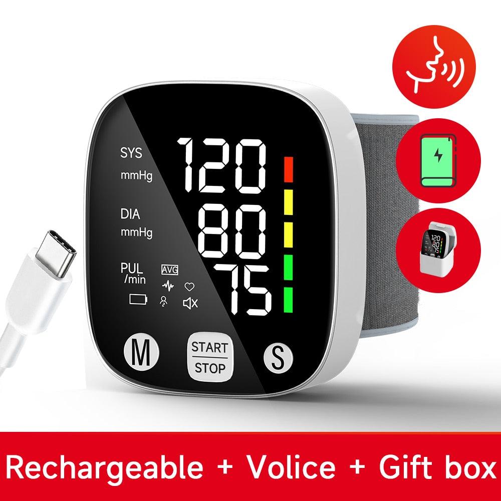 Yongrow Automatic Digital Wrist Blood Pressure Monitor Sphygmomanometer Tonometer Tensiometer Heart Rate Pulse Meter BP Monitor - YOURISHOP.COM